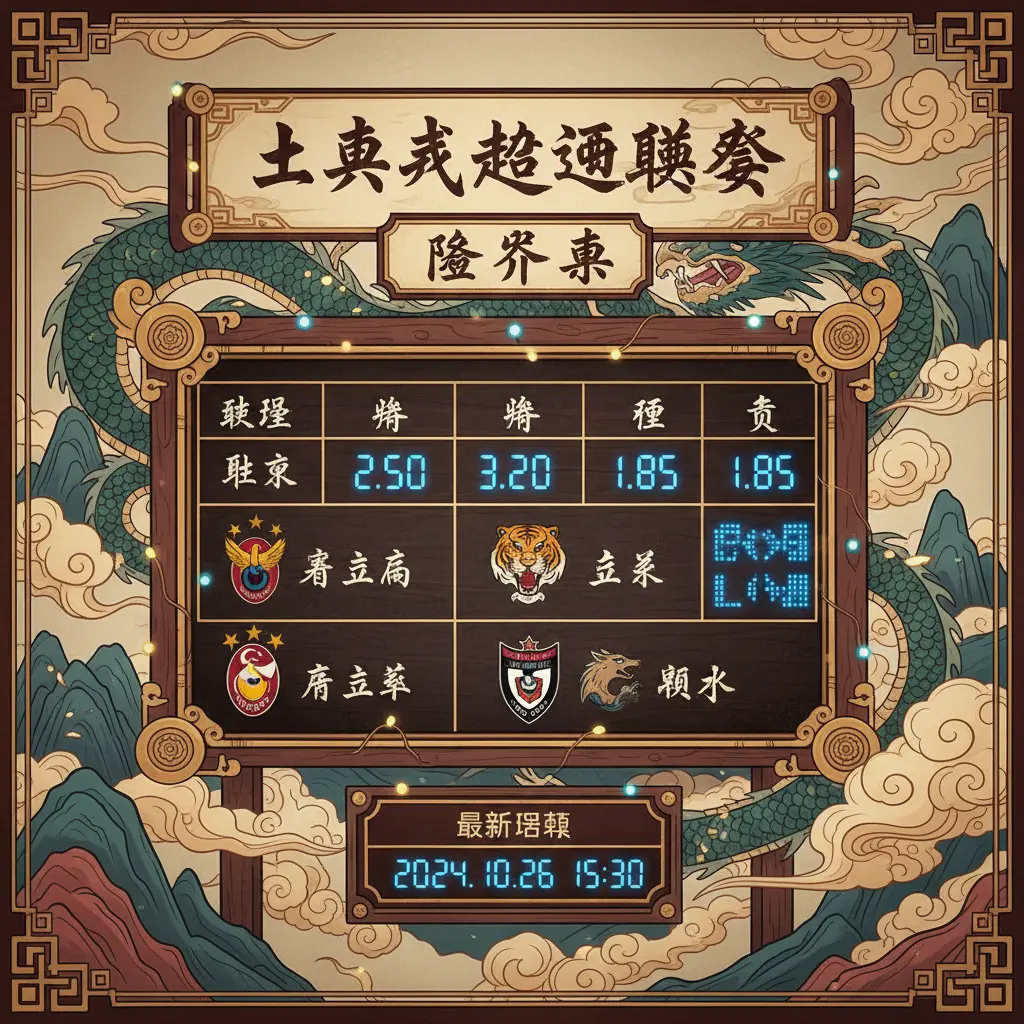 賠率表 - 土耳其超級聯賽