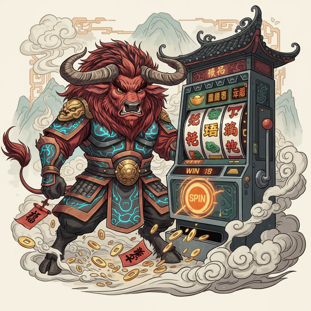 吃角子老虎機 - 瘋狂野牛