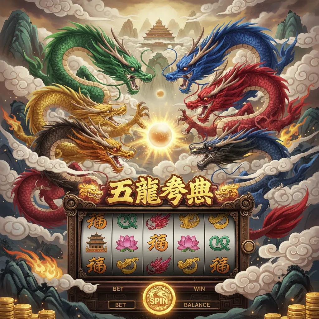 五龍爭霸老虎機 - 五龍爭霸