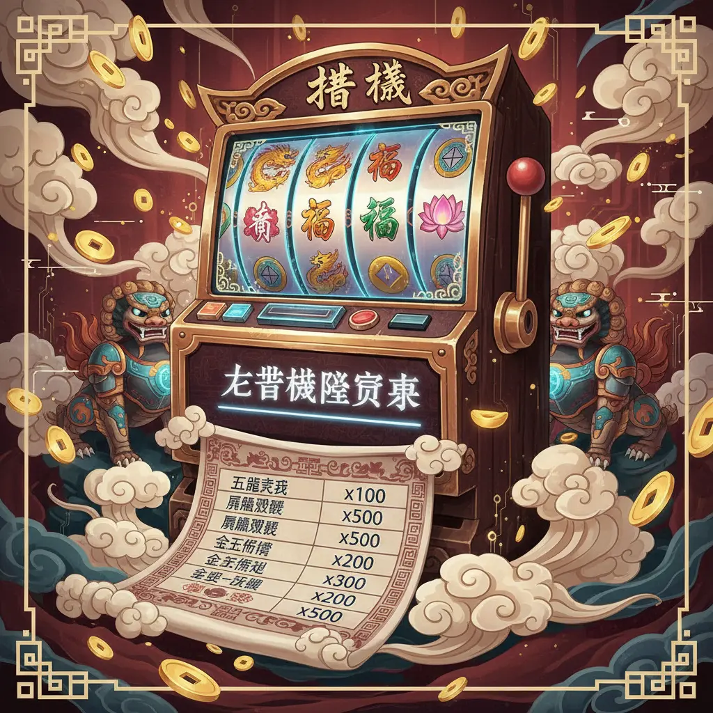 老虎機賠率表 - 老虎機